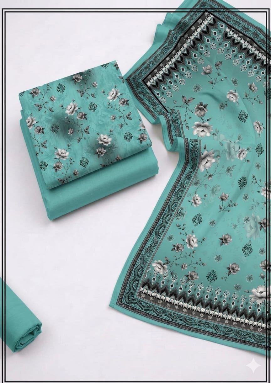 Ocean Bloom Lawn Suit