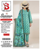 Ladies Lawn Printed Suit