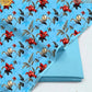 Royal Sapphire Floral Lawn Suit