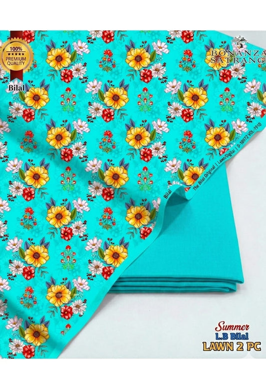 Spring Blossom Printed Lawn Suit