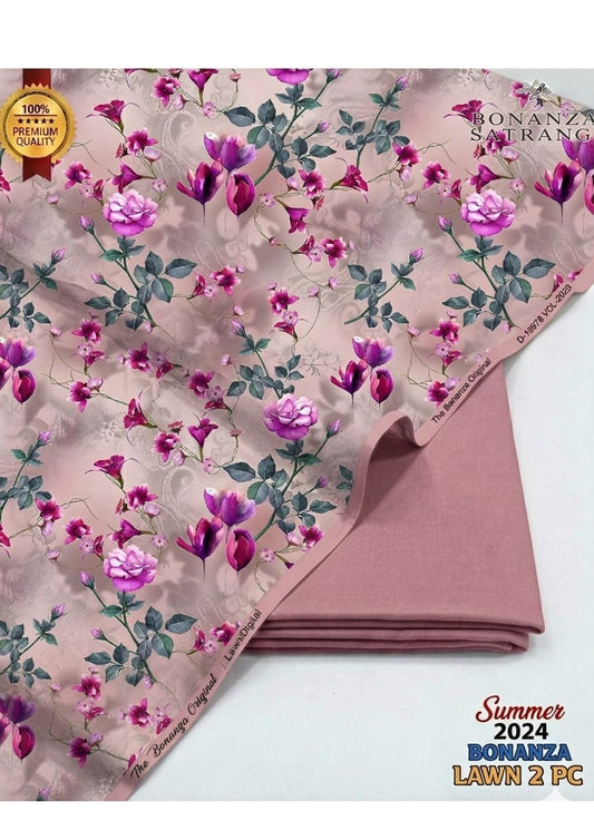 Amber Heritage Printed Lawn Suit