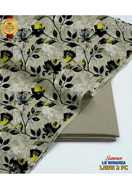 Amber Heritage Printed Lawn Suit